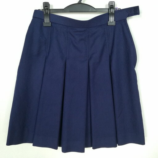 スクールスカート 大きいサイズ 冬物 w75-丈53 紺 中学 高校 プリーツ 学生服 制服 女子 中古 HK8436 スクールスカート 大きいサイズ 冬物 w75-丈53 紺 中学 高校 プリーツ 学生服 制服 女子 中古 HK8436