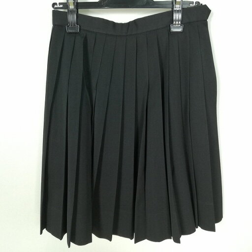 スクールスカート 冬物 w63-丈51 黒 中学 高校 プリーツ 学生服 制服 女子 中古 HK8441 スクールスカート 冬物 w63-丈51 黒 中学 高校 プリーツ 学生服 制服 女子 中古 HK8441