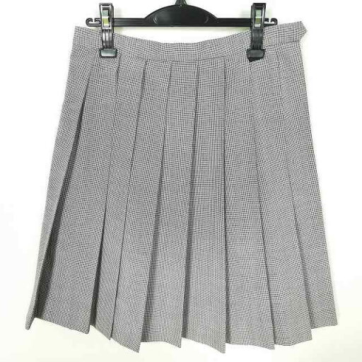 スクールスカート 夏物 w69-丈57 チェック 中学 高校 プリーツ 学生服 制服 女子 中古 HK8981 スクールスカート 夏物 w69-丈57 チェック 中学 高校 プリーツ 学生服 制服 女子 中古 HK8981