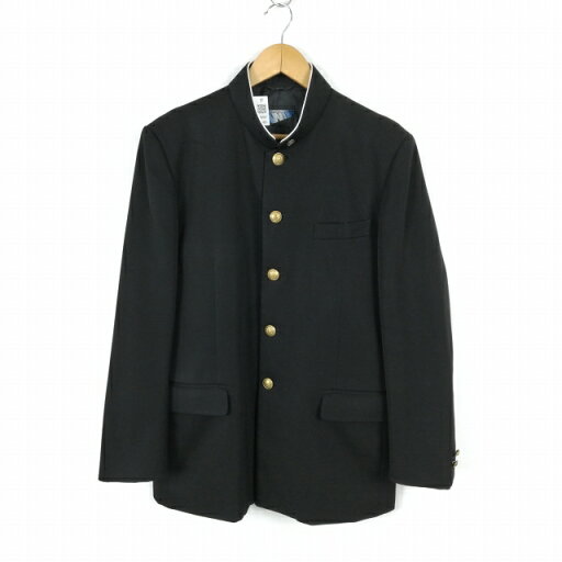 学生服 学ラン 175A 男子 上着 丸洗い可 ウール混 標準型学生服 ラウンドカラー カシドス 黒 中古 ランクC a3 JJ6481 学生服 学ラン 175A 男子 上着 丸洗い可 ウール混 標準型学生服 ラウンドカラー カシドス 黒 中古 ランクC a3 JJ6481