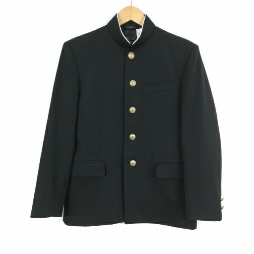 学生服 学ラン 160A 男子 上着 丸洗い可 ウール混 標準型学生服 ラウンドカラー カシドス 黒 中古 ランクB a3 JJ6511 学生服 学ラン 160A 男子 上着 丸洗い可 ウール混 標準型学生服 ラウンドカラー カシドス 黒 中古 ランクB a3 JJ6511