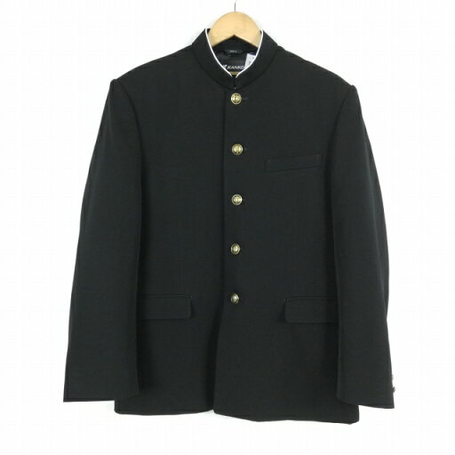 学生服 学ラン 175A 男子 カンコー 上着 丸洗い可 ウール混 標準型学生服 ラウンドカラー カシドス 黒 中古 ランクB a3 JJ6519 学生服 学ラン 175A 男子 カンコー 上着 丸洗い可 ウール混 標準型学生服 ラウンドカラー カシドス 黒 中古 ランクB a3 JJ6519