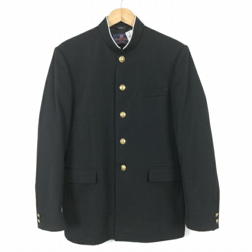 学生服 学ラン 175A 男子 上着 ウール混 ラウンドカラー カシドス 黒 中古 ランクC a3 JJ6527 学生服 学ラン 175A 男子 上着 ウール混 ラウンドカラー カシドス 黒 中古 ランクC a3 JJ6527