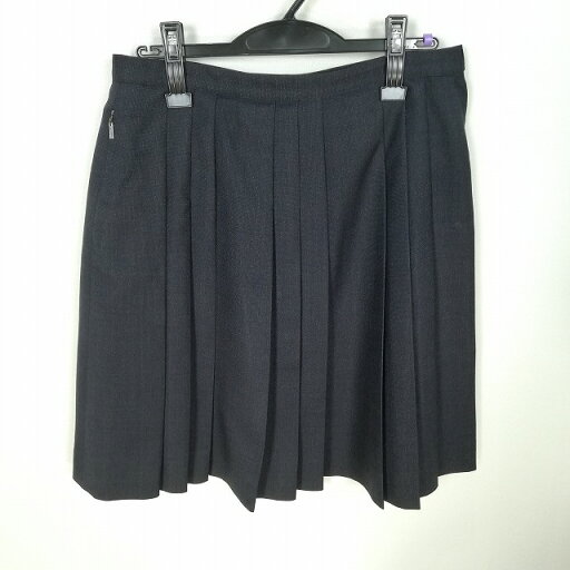 スクールスカート 大きいサイズ 冬物 w75-丈54 グレー 中学 高校 プリーツ 学生服 制服 女子 中古 HK1262 スクールスカート 大きいサイズ 冬物 w75-丈54 グレー 中学 高校 プリーツ 学生服 制服 女子 中古 HK1262