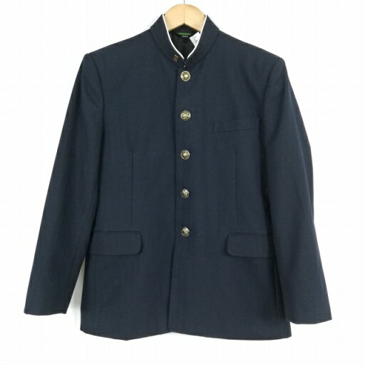 学生服 学ラン 165A 男子 トンボ 上着 丸洗い可 ウール混 学校指定制服 ラウンドカラー 紺 中古 ランクC a3 JJ6535 学生服 学ラン 165A 男子 トンボ 上着 丸洗い可 ウール混 学校指定制服 ラウンドカラー 紺 中古 ランクC a3 JJ6535