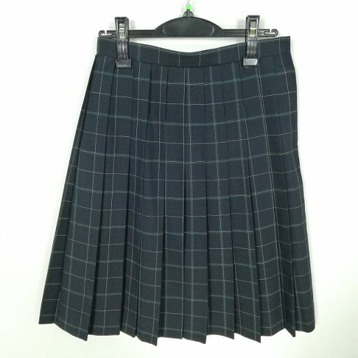 スクールスカート 夏物 w66-丈59 チェック 中学 高校 プリーツ 学生服 制服 女子 中古 HK8072 スクールスカート 夏物 w66-丈59 チェック 中学 高校 プリーツ 学生服 制服 女子 中古 HK8072