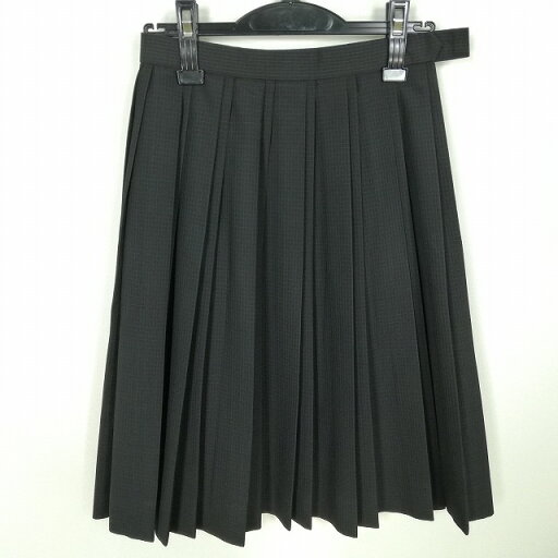 スクールスカート 夏物 w63-丈59 チェック 中学 高校 プリーツ 学生服 制服 女子 中古 HK8074 スクールスカート 夏物 w63-丈59 チェック 中学 高校 プリーツ 学生服 制服 女子 中古 HK8074