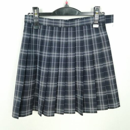 スクールスカート 夏物 w63-丈44 チェック 中学 高校 ミニ丈 プリーツ 学生服 制服 女子 中古 HK8076 スクールスカート 夏物 w63-丈44 チェック 中学 高校 ミニ丈 プリーツ 学生服 制服 女子 中古 HK8076