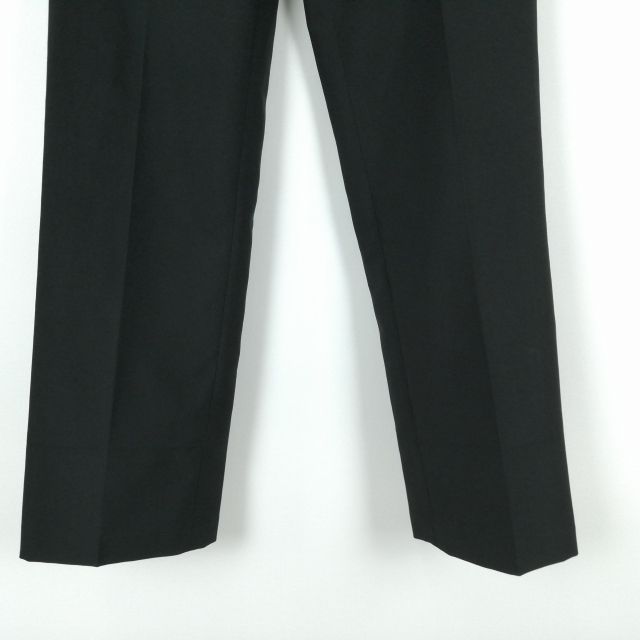 学生ズボン 夏物 W66 トンボ 標準型学生服 男子 学ラン 夏ズボン ノータック 中古 黒 ランクB a2 PP4258