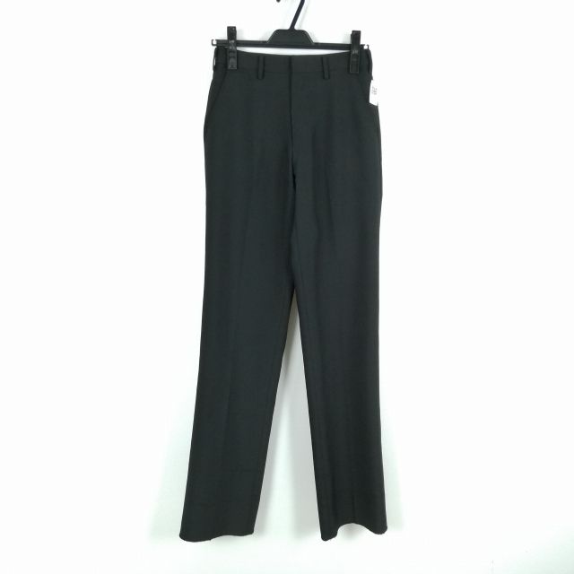 学生ズボン 夏物 W68 トンボ 標準型学生服 男子 学ラン 夏ズボン ノータック 中古 黒 ランクB a2 PP4283