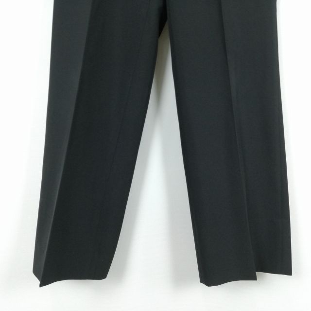 学生ズボン 夏物 W70 トンボ 標準型学生服 男子 学ラン 夏ズボン カシドス ノータック 中古 黒 ランクC a2 PP4322