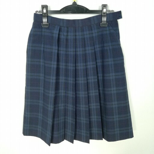 スクールスカート 夏物 w69-丈56 チェック 中学 高校 プリーツ 学生服 制服 女子 中古 HK6096 スクールスカート 夏物 w69-丈56 チェック 中学 高校 プリーツ 学生服 制服 女子 中古 HK6096