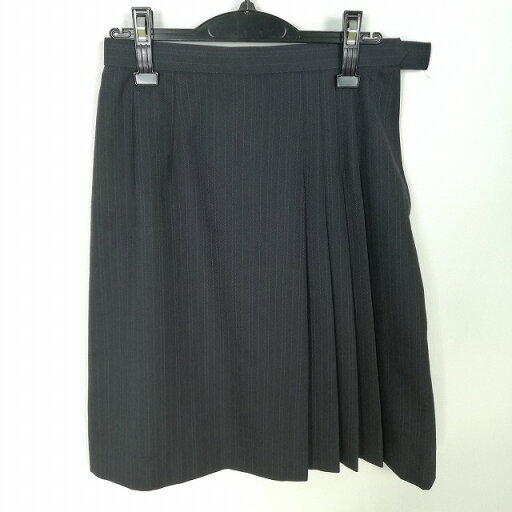 スクールスカート 大きいサイズ 冬物 w72-丈60 ストライプ 中学 高校 プリーツ 学生服 制服 女子 中古 HK6116 スクールスカート 大きいサイズ 冬物 w72-丈60 ストライプ 中学 高校 プリーツ 学生服 制服 女子 中古 HK6116
