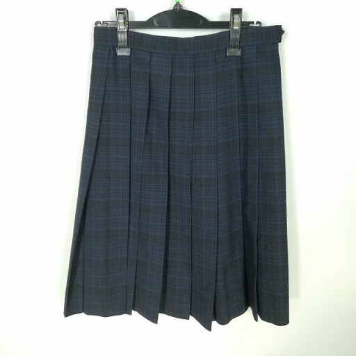 スクールスカート 夏物 w66-丈63 チェック 中学 高校 プリーツ 学生服 制服 女子 中古 HK6133 スクールスカート 夏物 w66-丈63 チェック 中学 高校 プリーツ 学生服 制服 女子 中古 HK6133