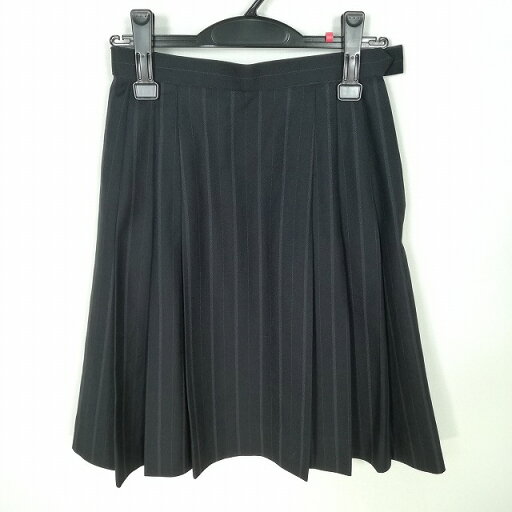 スクールスカート 冬物 w63-丈53 ストライプ 中学 高校 プリーツ 学生服 制服 女子 中古 HK6144 スクールスカート 冬物 w63-丈53 ストライプ 中学 高校 プリーツ 学生服 制服 女子 中古 HK6144