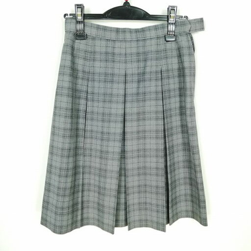 スクールスカート 冬物 w63-丈56 チェック 中学 高校 プリーツ 学生服 制服 女子 中古 HK6154 スクールスカート 冬物 w63-丈56 チェック 中学 高校 プリーツ 学生服 制服 女子 中古 HK6154