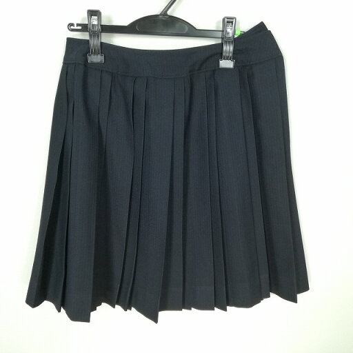 スクールスカート 冬物 w66-丈50 ストライプ 中学 高校 プリーツ 学生服 制服 女子 中古 HK6161 スクールスカート 冬物 w66-丈50 ストライプ 中学 高校 プリーツ 学生服 制服 女子 中古 HK6161