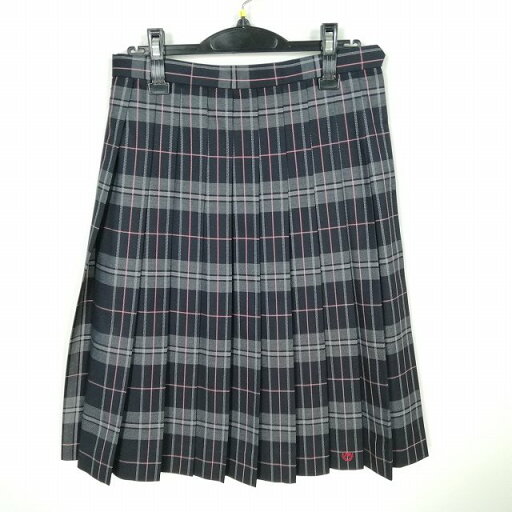 スクールスカート 冬物 w69-丈62 チェック 中学 高校 プリーツ 学生服 制服 女子 中古 HK6171 スクールスカート 冬物 w69-丈62 チェック 中学 高校 プリーツ 学生服 制服 女子 中古 HK6171