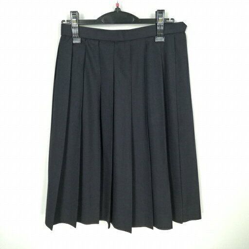 スクールスカート 夏物 w63-丈62 紺 中学 高校 プリーツ 学生服 制服 女子 中古 HK6185 スクールスカート 夏物 w63-丈62 紺 中学 高校 プリーツ 学生服 制服 女子 中古 HK6185