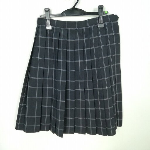 スクールスカート 夏物 w69-丈58 チェック 中学 高校 プリーツ 学生服 制服 女子 中古 HK6213 スクールスカート 夏物 w69-丈58 チェック 中学 高校 プリーツ 学生服 制服 女子 中古 HK6213