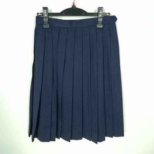 スクールスカート 冬物 w63-丈57 紺 中学 高校 プリーツ 学生服 制服 女子 中古 HK6221 スクールスカート 冬物 w63-丈57 紺 中学 高校 プリーツ 学生服 制服 女子 中古 HK6221