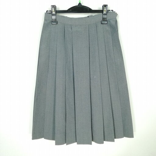 スクールスカート 夏物 w66-丈65 グレー 中学 高校 プリーツ 学生服 制服 女子 中古 HK6245 スクールスカート 夏物 w66-丈65 グレー 中学 高校 プリーツ 学生服 制服 女子 中古 HK6245