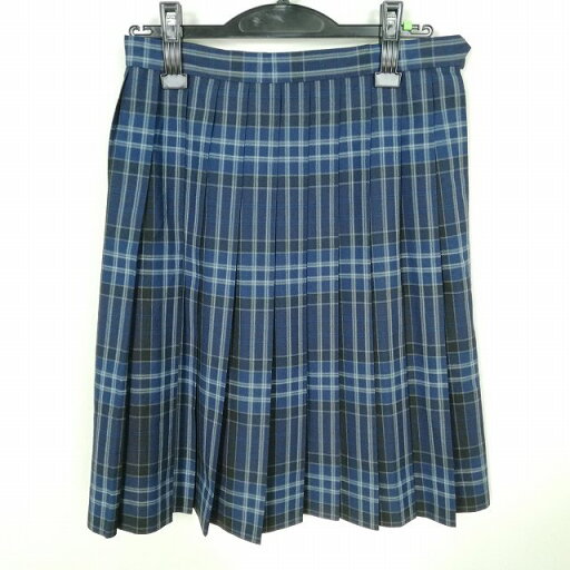 スクールスカート 夏物 w66-丈56 チェック 中学 高校 プリーツ 学生服 制服 女子 中古 HK6278 スクールスカート 夏物 w66-丈56 チェック 中学 高校 プリーツ 学生服 制服 女子 中古 HK6278