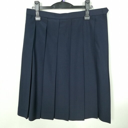 スクールスカート 大きいサイズ 夏物 w75-丈65 紺 中学 高校 プリーツ 学生服 制服 女子 中古 HK6335 スクールスカート 大きいサイズ 夏物 w75-丈65 紺 中学 高校 プリーツ 学生服 制服 女子 中古 HK6335