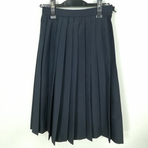 スクールスカート 夏物 w60-丈67 紺 中学 高校 プリーツ 学生服 制服 女子 中古 HK6339 スクールスカート 夏物 w60-丈67 紺 中学 高校 プリーツ 学生服 制服 女子 中古 HK6339