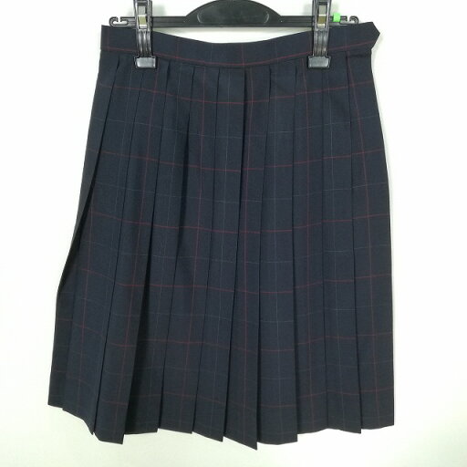 スクールスカート 夏物 w66-丈58 チェック 中学 高校 プリーツ 学生服 制服 女子 中古 HK6364 スクールスカート 夏物 w66-丈58 チェック 中学 高校 プリーツ 学生服 制服 女子 中古 HK6364