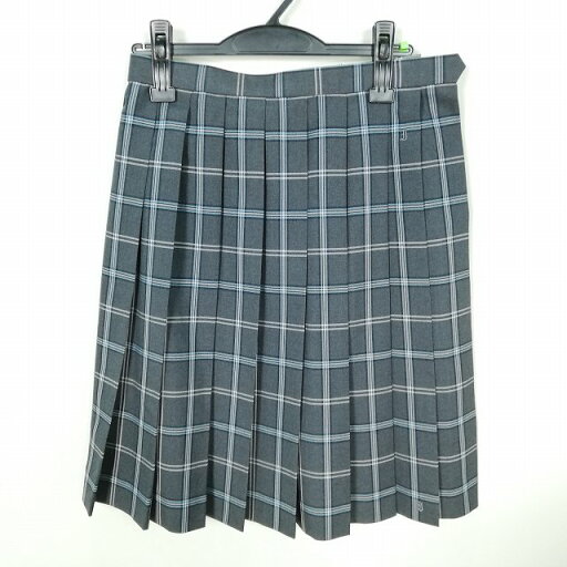 スクールスカート 夏物 w66-丈56 チェック 中学 高校 プリーツ 学生服 制服 女子 中古 HK6398 スクールスカート 夏物 w66-丈56 チェック 中学 高校 プリーツ 学生服 制服 女子 中古 HK6398