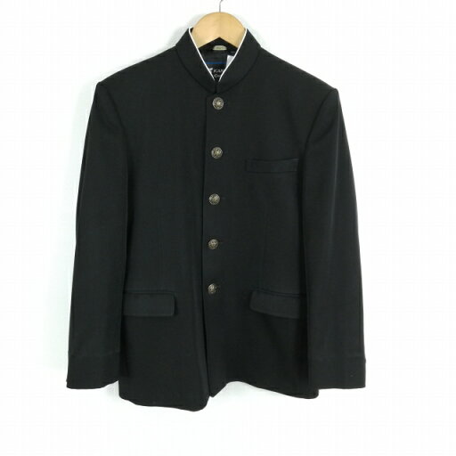 学生服 学ラン 165A 男子 カンコー Dry Wash 上着 丸洗い可 ウール混 標準型学生服 ラウンドカラー カシドス 黒 中古 ランクC a3 JJ6553 学生服 学ラン 165A 男子 カンコー Dry Wash 上着 丸洗い可 ウール混 標準型学生服 ラウンドカラー カシドス 黒 中古 ランクC a3 JJ6553
