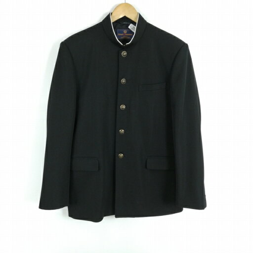 学生服 学ラン 180A 男子 上着 丸洗い可 ウール混 標準型学生服 ラウンドカラー カシドス 黒 中古 ランクC a3 JJ6556 学生服 学ラン 180A 男子 上着 丸洗い可 ウール混 標準型学生服 ラウンドカラー カシドス 黒 中古 ランクC a3 JJ6556