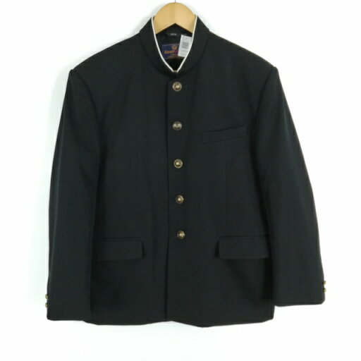 学生服 学ラン 165B 男子 上着 丸洗い可 ウール混 ラウンドカラー カシドス 黒 中古 ランクC a3 JJ6559 学生服 学ラン 165B 男子 上着 丸洗い可 ウール混 ラウンドカラー カシドス 黒 中古 ランクC a3 JJ6559