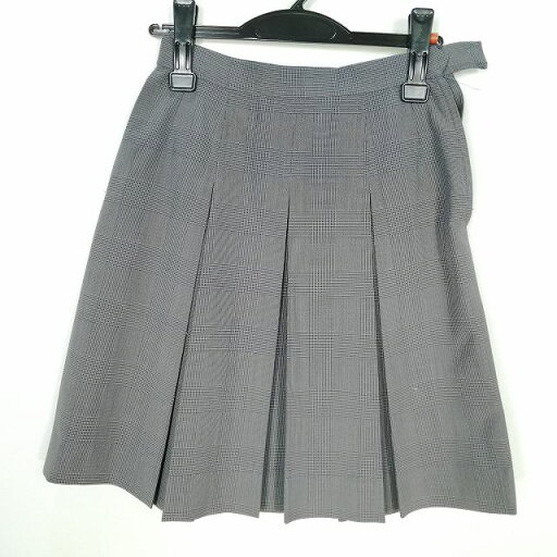 スクールスカート 夏物 w62-丈51 チェック 中学 高校 プリーツ 学生服 制服 女子 中古 HK7032 スクールスカート 夏物 w62-丈51 チェック 中学 高校 プリーツ 学生服 制服 女子 中古 HK7032