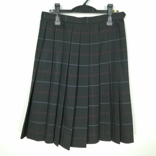 スクールスカート 夏物 w69-丈62 チェック 中学 高校 プリーツ 学生服 制服 女子 中古 HK7077 スクールスカート 夏物 w69-丈62 チェック 中学 高校 プリーツ 学生服 制服 女子 中古 HK7077