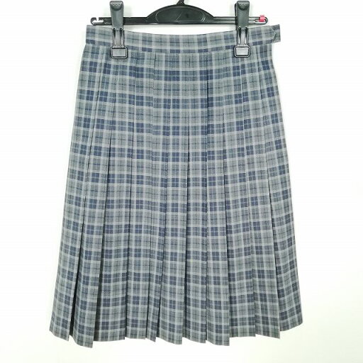 スクールスカート 夏物 w63-丈62 チェック 中学 高校 プリーツ 学生服 制服 女子 中古 HK7109 スクールスカート 夏物 w63-丈62 チェック 中学 高校 プリーツ 学生服 制服 女子 中古 HK7109