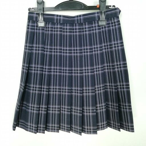 スクールスカート 夏物 w60-丈46 チェック 中学 高校 プリーツ 学生服 制服 女子 中古 HK7123 スクールスカート 夏物 w60-丈46 チェック 中学 高校 プリーツ 学生服 制服 女子 中古 HK7123