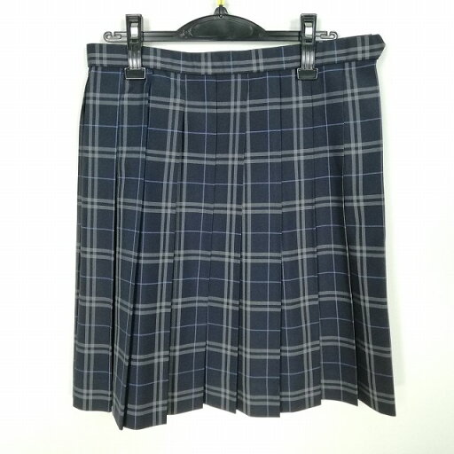 スクールスカート 夏物 w69-丈53 チェック 中学 高校 プリーツ 学生服 制服 女子 中古 HK7135 スクールスカート 夏物 w69-丈53 チェック 中学 高校 プリーツ 学生服 制服 女子 中古 HK7135
