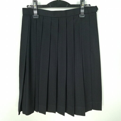 スクールスカート 冬物 w69-丈57 黒 中学 高校 プリーツ 学生服 制服 女子 中古 HK7176 スクールスカート 冬物 w69-丈57 黒 中学 高校 プリーツ 学生服 制服 女子 中古 HK7176