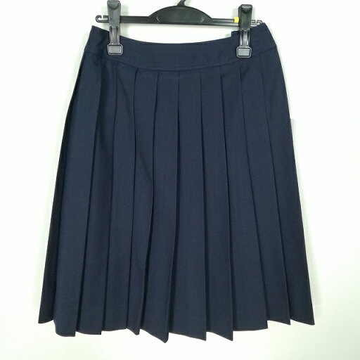スクールスカート 冬物 w69-丈62 紺 中学 高校 プリーツ 学生服 制服 女子 中古 HK7178 スクールスカート 冬物 w69-丈62 紺 中学 高校 プリーツ 学生服 制服 女子 中古 HK7178