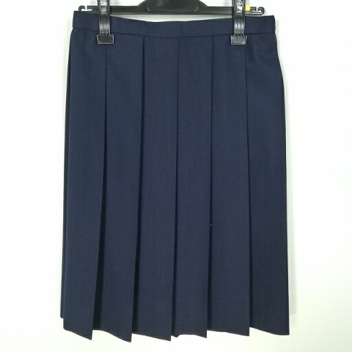 スクールスカート 冬物 w69-丈59 紺 中学 高校 プリーツ 学生服 制服 女子 中古 HK7179 スクールスカート 冬物 w69-丈59 紺 中学 高校 プリーツ 学生服 制服 女子 中古 HK7179
