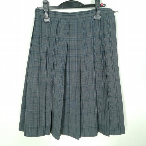 スクールスカート 夏物 w63-丈64 チェック 中学 高校 プリーツ 学生服 制服 女子 中古 HK7188 スクールスカート 夏物 w63-丈64 チェック 中学 高校 プリーツ 学生服 制服 女子 中古 HK7188