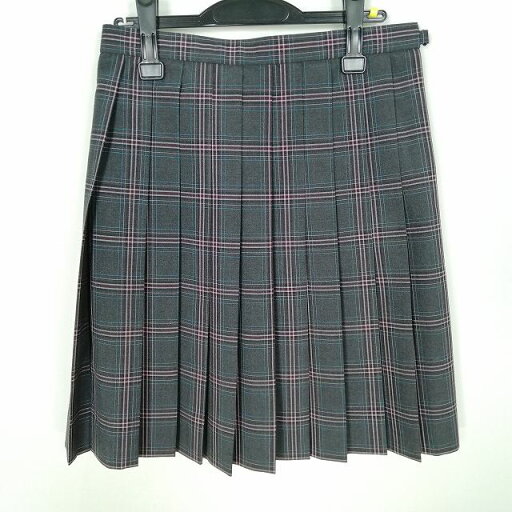 スクールスカート 夏物 w69-丈55 チェック 中学 高校 プリーツ 学生服 制服 女子 中古 HK7210 スクールスカート 夏物 w69-丈55 チェック 中学 高校 プリーツ 学生服 制服 女子 中古 HK7210