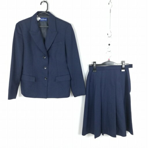 ブレザー スカート 上下2点セット 指定 160A 富士ヨット 冬物 女子 学生服 大阪大手前高校 紺 制服 中古 ランクC EY4578 ブレザー スカート 上下2点セット 指定 160A 富士ヨット 冬物 女子 学生服 大阪大手前高校 紺 制服 中古 ランクC EY4578