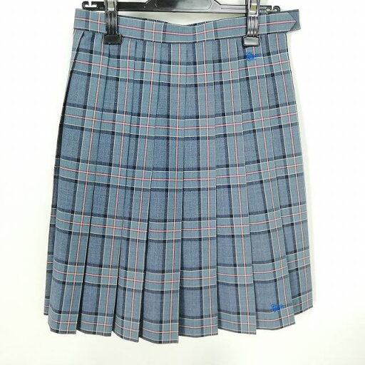 スクールスカート 夏物 w63-丈53 チェック 中学 高校 プリーツ 学生服 制服 女子 中古 HK3169 スクールスカート 夏物 w63-丈53 チェック 中学 高校 プリーツ 学生服 制服 女子 中古 HK3169