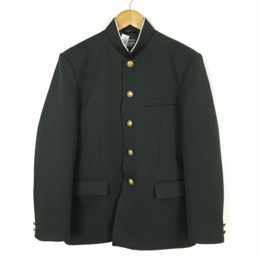 学生服 学ラン 170A 男子 上着 丸洗い可 標準型学生服 ラウンドカラー カシドス 黒 中古 ランクC a3 JJ6752 学生服 学ラン 170A 男子 上着 丸洗い可 標準型学生服 ラウンドカラー カシドス 黒 中古 ランクC a3 JJ6752