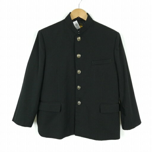 学生服 学ラン 男子 上着 ウール混 標準型学生服 詰襟 カシドス 黒 中古 ランクB a3 JJ6758 学生服 学ラン 男子 上着 ウール混 標準型学生服 詰襟 カシドス 黒 中古 ランクB a3 JJ6758