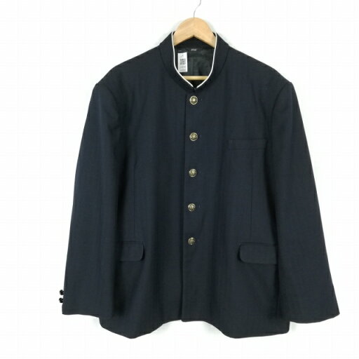 学生服 学ラン 175E 男子 トンボ 上着 丸洗い可 ウール混 福岡東福岡高校 学校指定制服 ラウンドカラー 紺 中古 ランクC a3 JJ6760 学生服 学ラン 175E 男子 トンボ 上着 丸洗い可 ウール混 福岡東福岡高校 学校指定制服 ラウンドカラー 紺 中古 ランクC a3 JJ6760