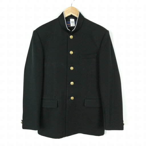 学生服 学ラン 170A 男子 上着 丸洗い可 ウール混 標準型学生服 ラウンドカラー カシドス 黒 中古 ランクC a3 JJ6764 学生服 学ラン 170A 男子 上着 丸洗い可 ウール混 標準型学生服 ラウンドカラー カシドス 黒 中古 ランクC a3 JJ6764